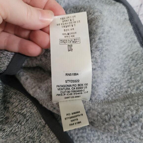 Patagonia Better Sweater Two Tone 1/4 Zip Jacket Small - Picture 7 of 8